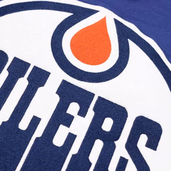 Edmonton Oilers Mitchell & Ness Heritage NHL Lace-Up Jersey Crew view 4