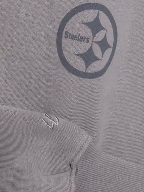 Pittsburgh Steelers L&L '96 Classics NFL Crew Sweater Gray view 4
