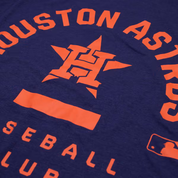Houston Astros Early Work 2026 MLB Authentic Tri-Blend T-Shirt Navy view 3