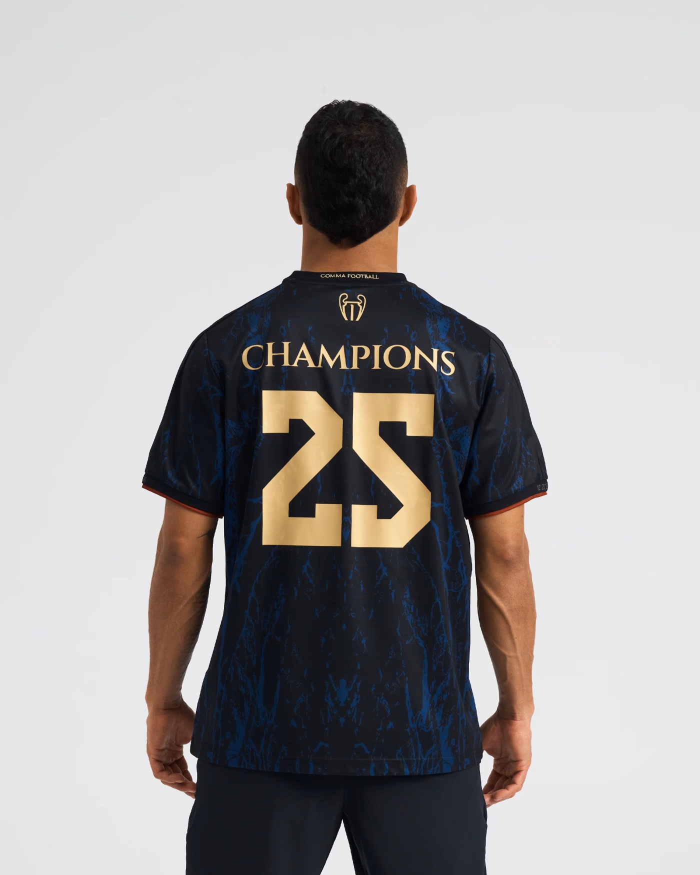 Jersevo Custom Personalized The Parisians (2025 European Champions) Away Jersey back view