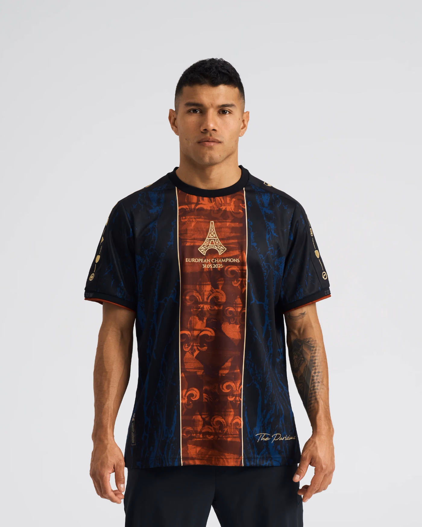 Jersevo Custom Personalized The Parisians (2025 European Champions) Away Jersey front view