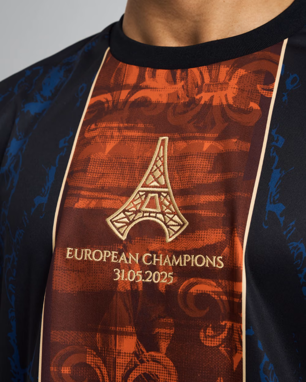 Jersevo Custom Personalized The Parisians (2025 European Champions) Away Jersey detail view 3