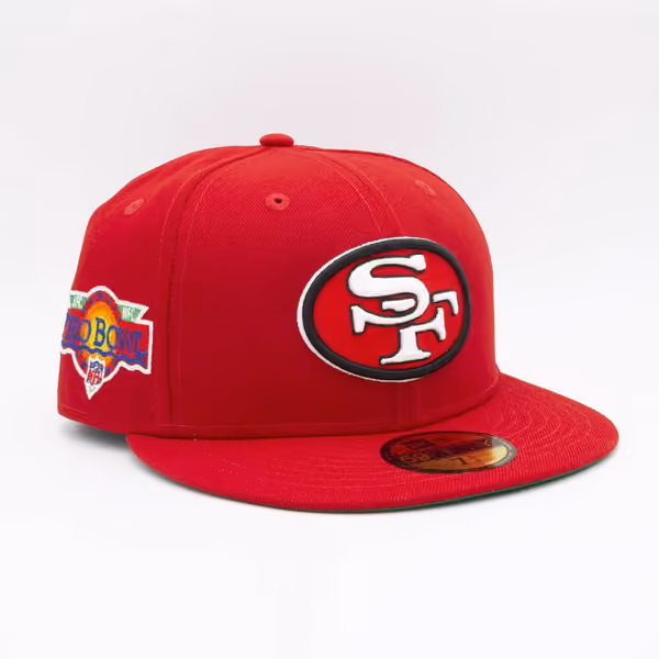 San Francisco 49ers 1991 Pro Bowl New Era 59FIFTY Fitted NFL Cap Red product photo