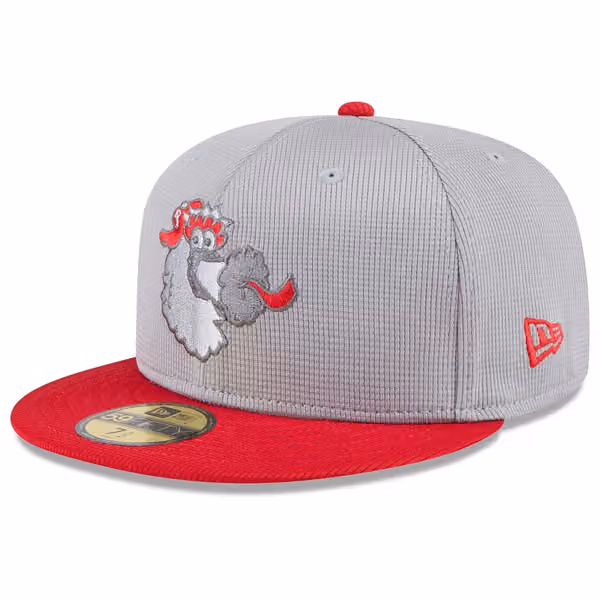 Philadelphia Phillies Colorway 2025 MLB Batting Practice 59FIFTY Fitted Cap Gray product photo