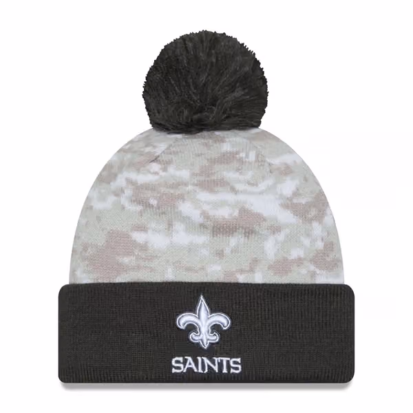 New Orleans Saints 2024 NFL Salute to Service New Era Sport Pom Knit product photo