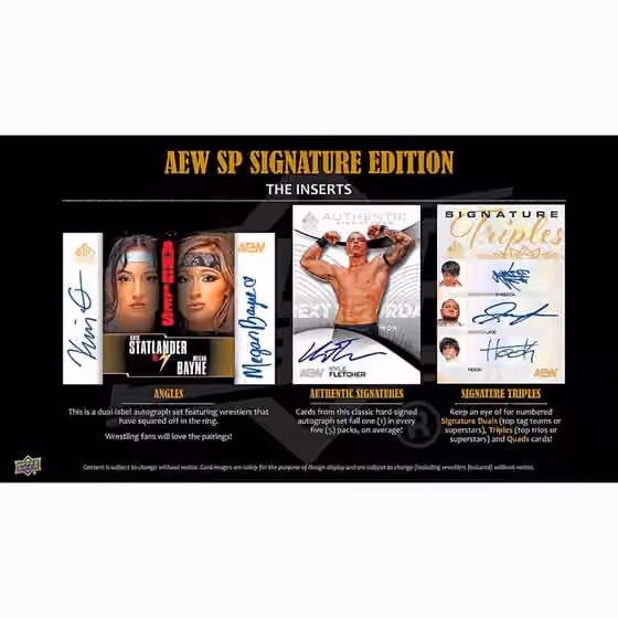 2025 Upper Deck AEW SP Signature Edition All Elite Wrestling Hobby Box view 4