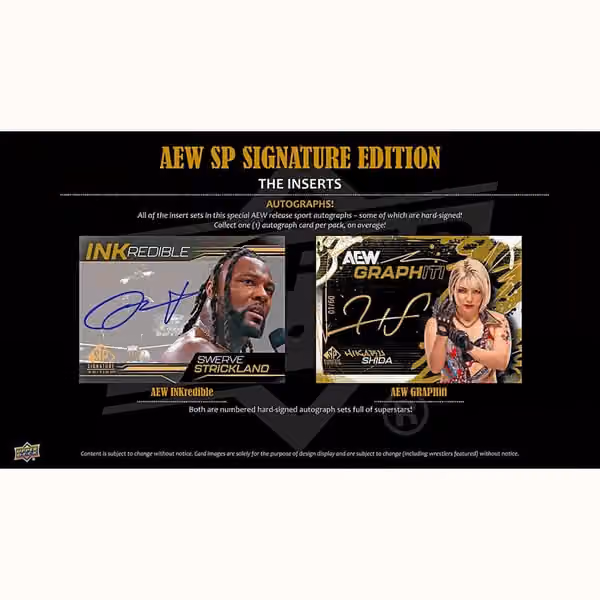 2025 Upper Deck AEW SP Signature Edition All Elite Wrestling Hobby Box view 3