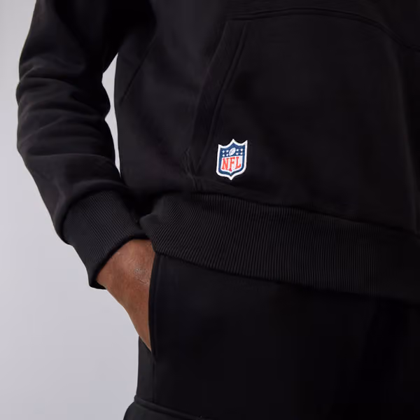 Las Vegas Raiders Script New Era NFL Hoodie Black view 4