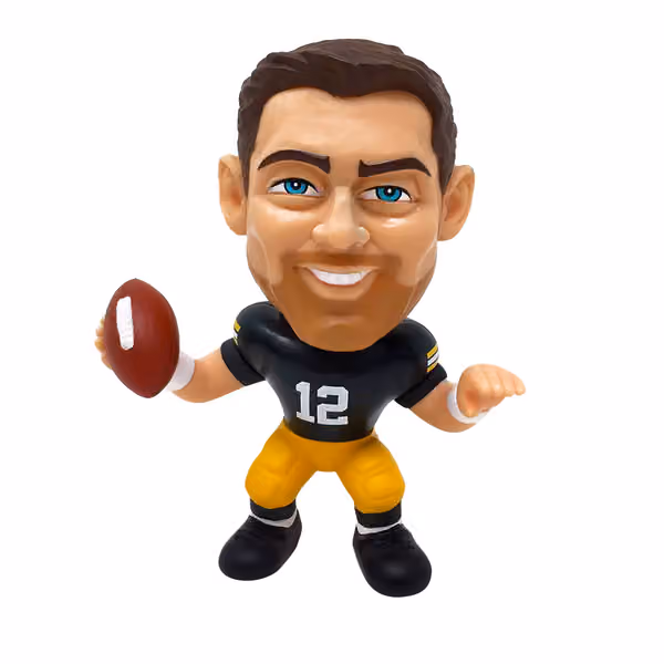 Aaron Rodgers Green Bay Packers Big Shot Ballers NFL Figure view 1