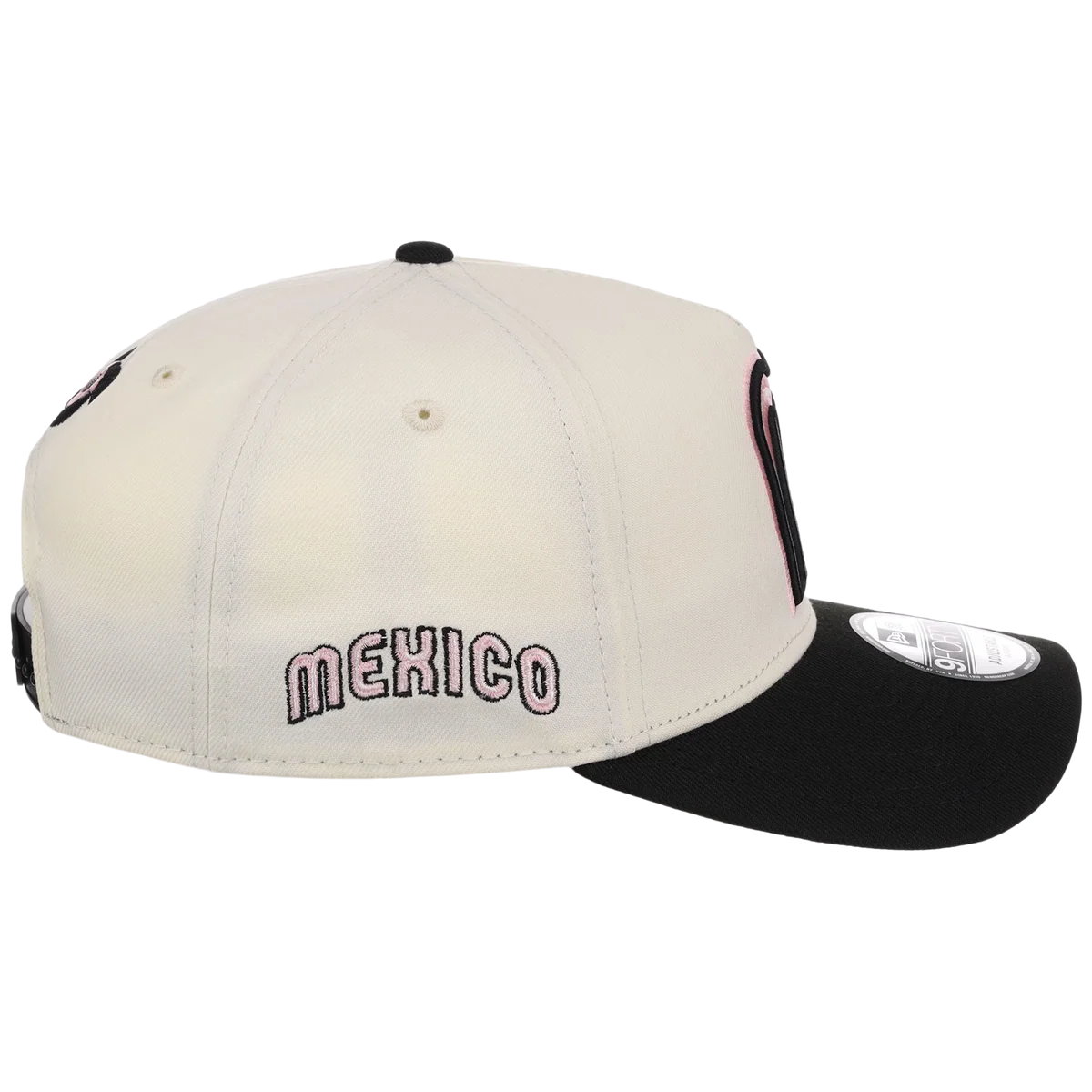 Mexico MLB Chrome Blinky New Era 9FORTY A-Frame detail view