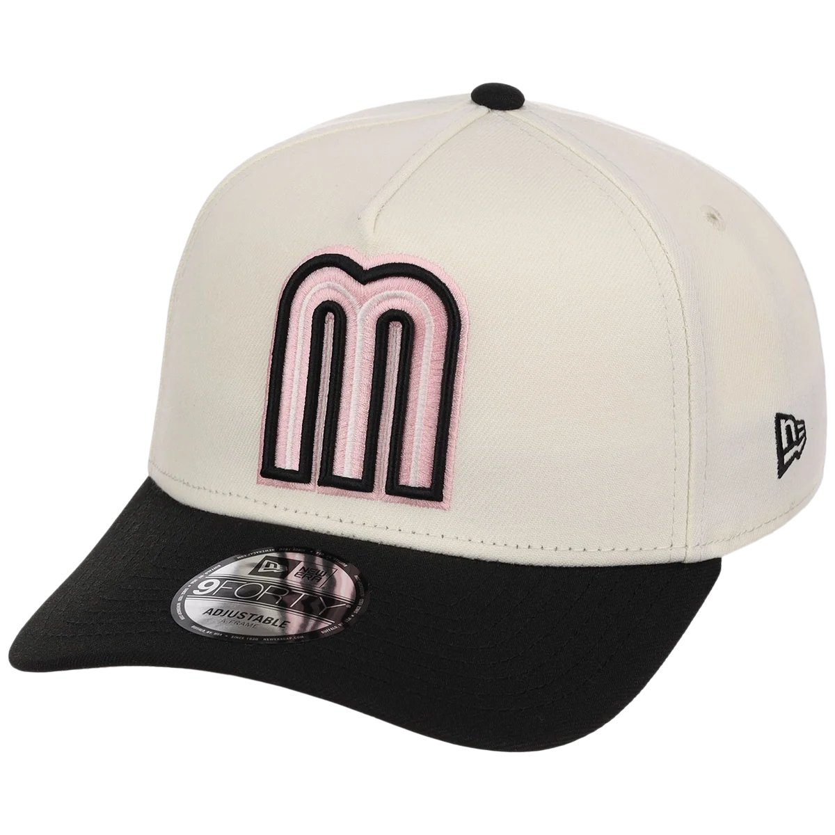 Mexico MLB Chrome Blinky New Era 9FORTY A-Frame detail view