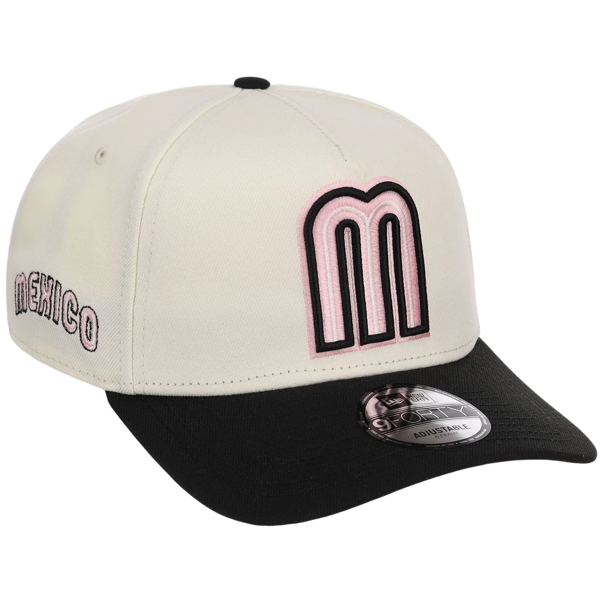 Mexico MLB Chrome Blinky New Era 9FORTY A-Frame front view