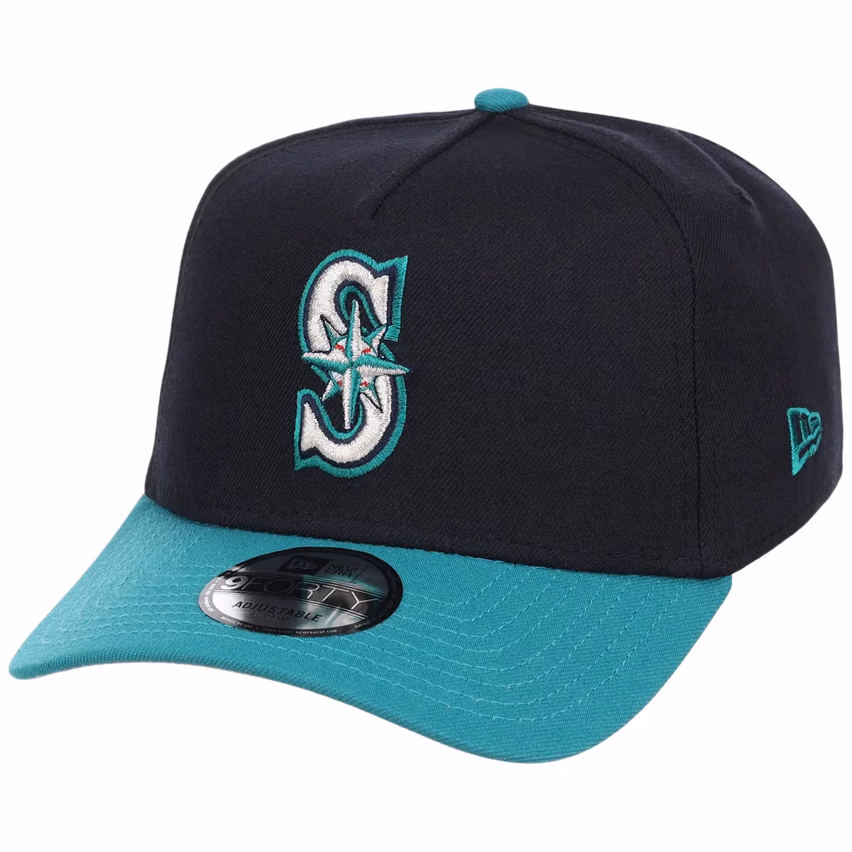 Seattle Mariners Seattle Variety Pack New Era 9FORTY A-Frame (Navy/Teal) detail view