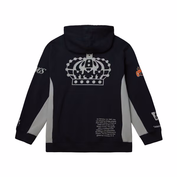Los Angeles Kings Mitchell & Ness Team Origins NHL Hoodie Black view 2