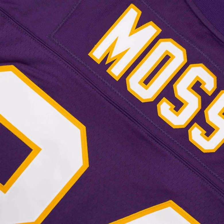 Randy Moss #84 Minnesota Vikings Legacy Throwback NFL Jersey Purple view 5