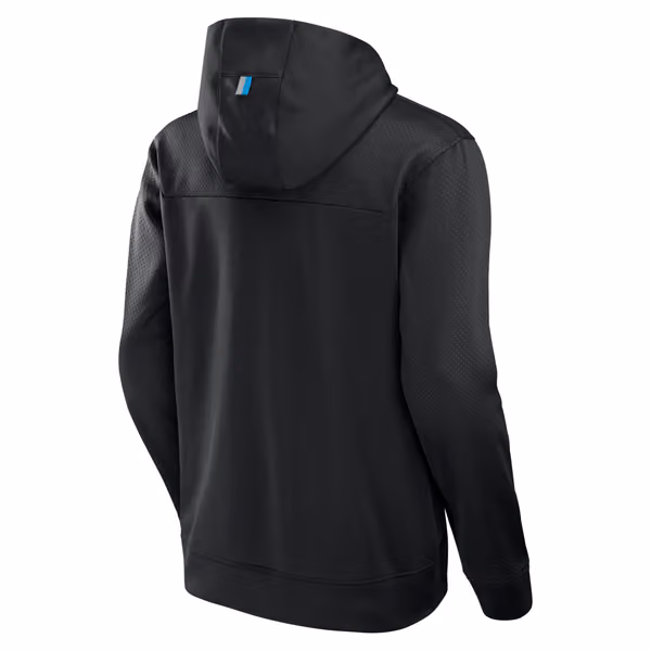 Carolina Panthers Defender Dot Faded NFL Hoodie Black view 2
