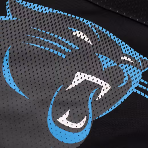 Carolina Panthers Defender Dot Faded NFL Hoodie Black view 4