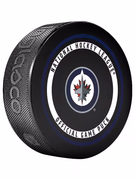 Winnipeg Jets 2026-27 NHL Official Game Puck view 3