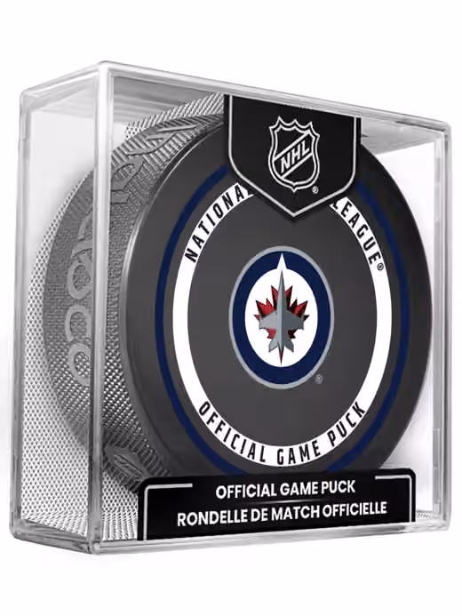 Winnipeg Jets 2026-27 NHL Official Game Puck view 1
