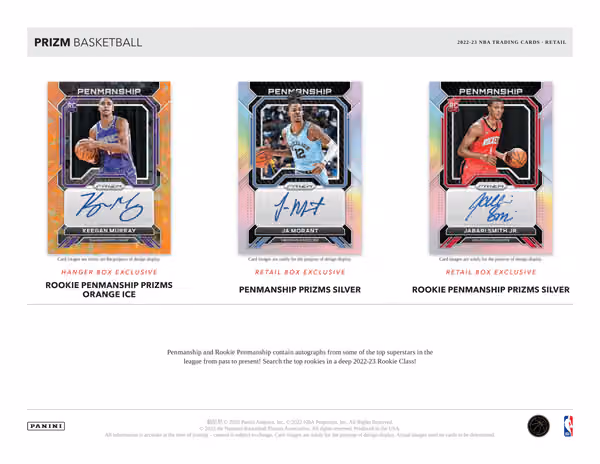 2022/23 Panini Prizm Basketball NBA Blaster Box view 3