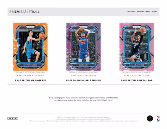 2022/23 Panini Prizm Basketball NBA Blaster Box view 4