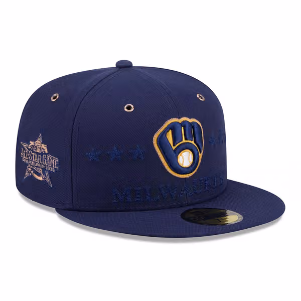 Milwaukee Brewers 2026 MLB All-Star Game 59FIFTY Fitted Cap Navy product photo