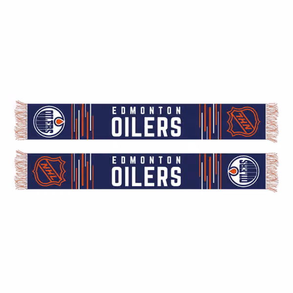 Edmonton Oilers Wordmark NHL Scarf view 1
