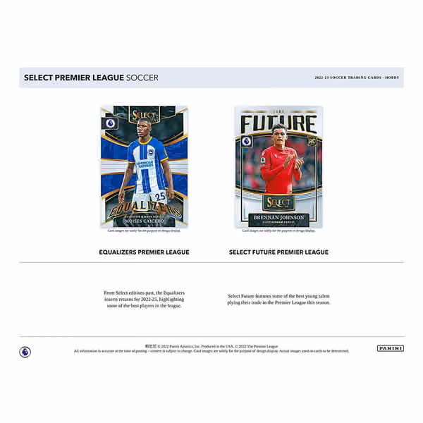 2022/23 Panini Select Premier League Soccer Hobby Box view 4