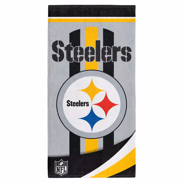 Pittsburgh Steelers Extreme NFL Beach Towel view 1