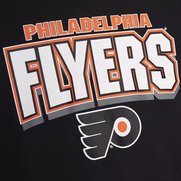 Philadelphia Flyers All Over Mitchell & Ness NHL Crew Fleece Pullover view 3