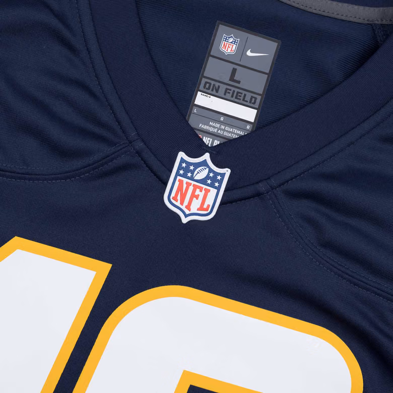 Justin Herbert #10 Los Angeles Chargers Nike Game NFL Football Jersey Navy view 5