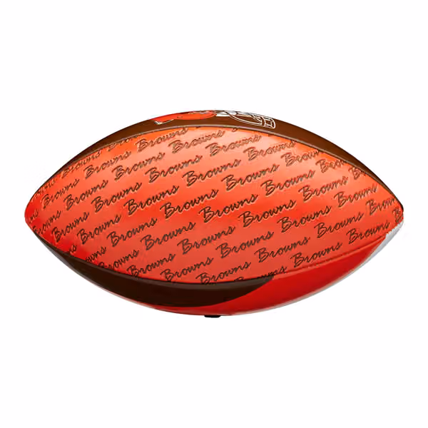 Cleveland Browns City Pride Wilson PeeWee Size NFL Football view 3