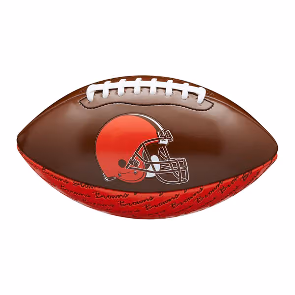 Cleveland Browns City Pride Wilson PeeWee Size NFL Football view 1