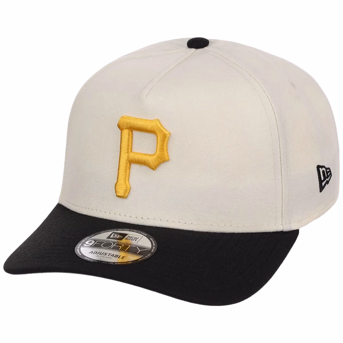 Pittsburgh Pirates MLB Chrome OTC New Era 9FORTY A-Frame detail view