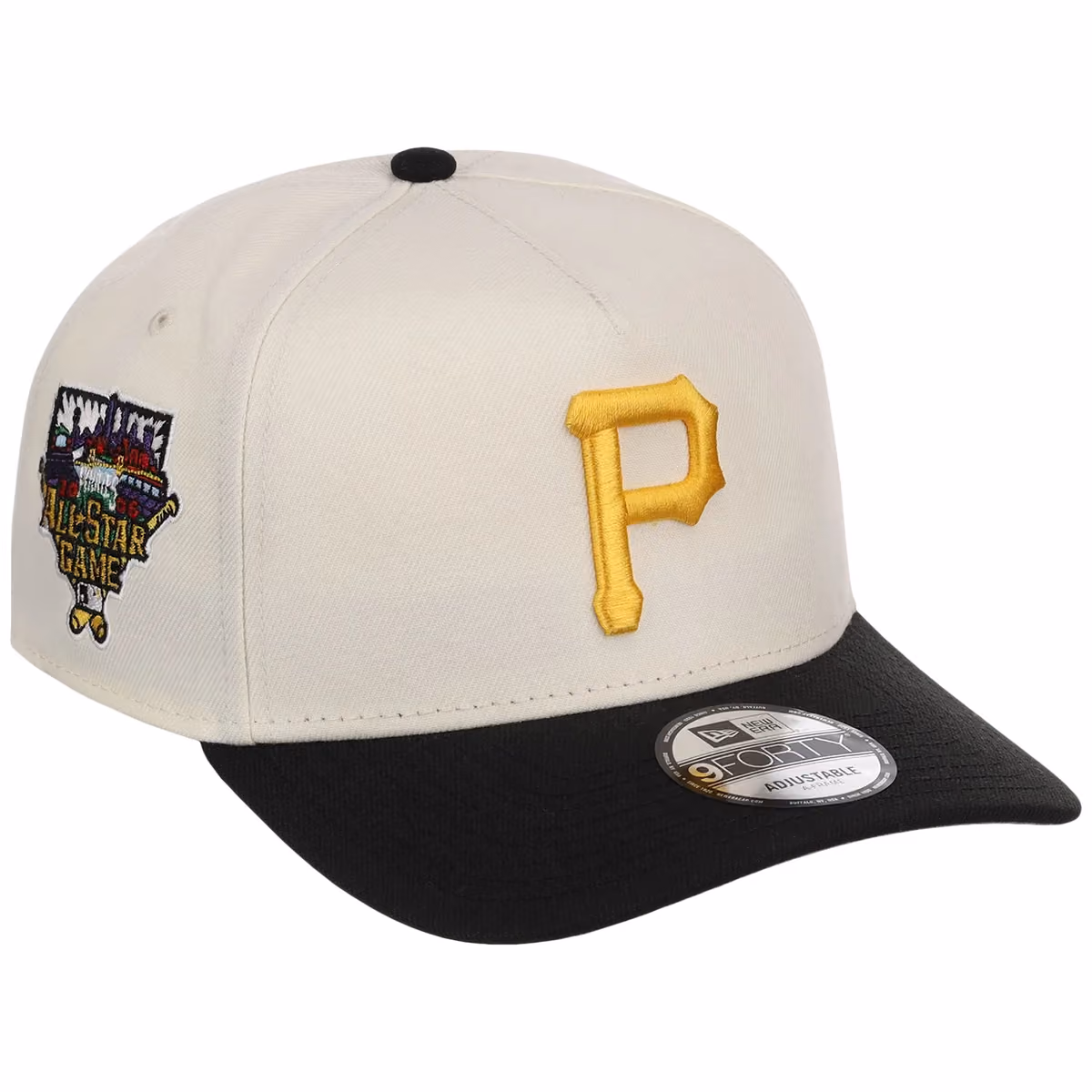 Pittsburgh Pirates MLB Chrome OTC New Era 9FORTY A-Frame front view
