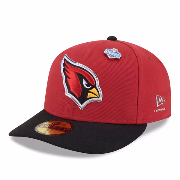 Arizona Cardinals 2026 NFL Draft Pre-Curved 59FIFTY Fitted Cap product photo