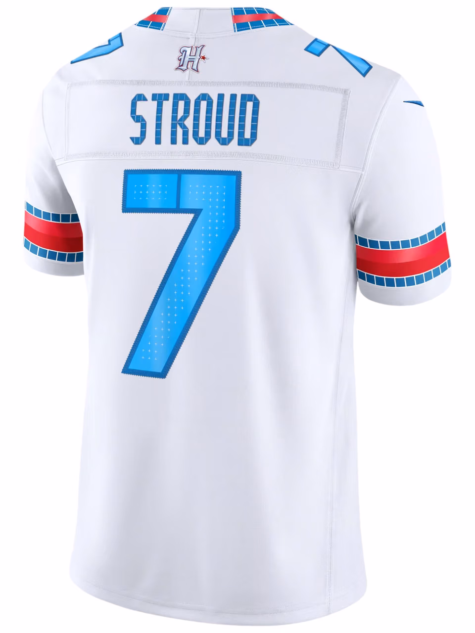 C.J. Stroud #7 Houston Texans 2026 Rivalries Stitched Limited NFL Jersey White view 3