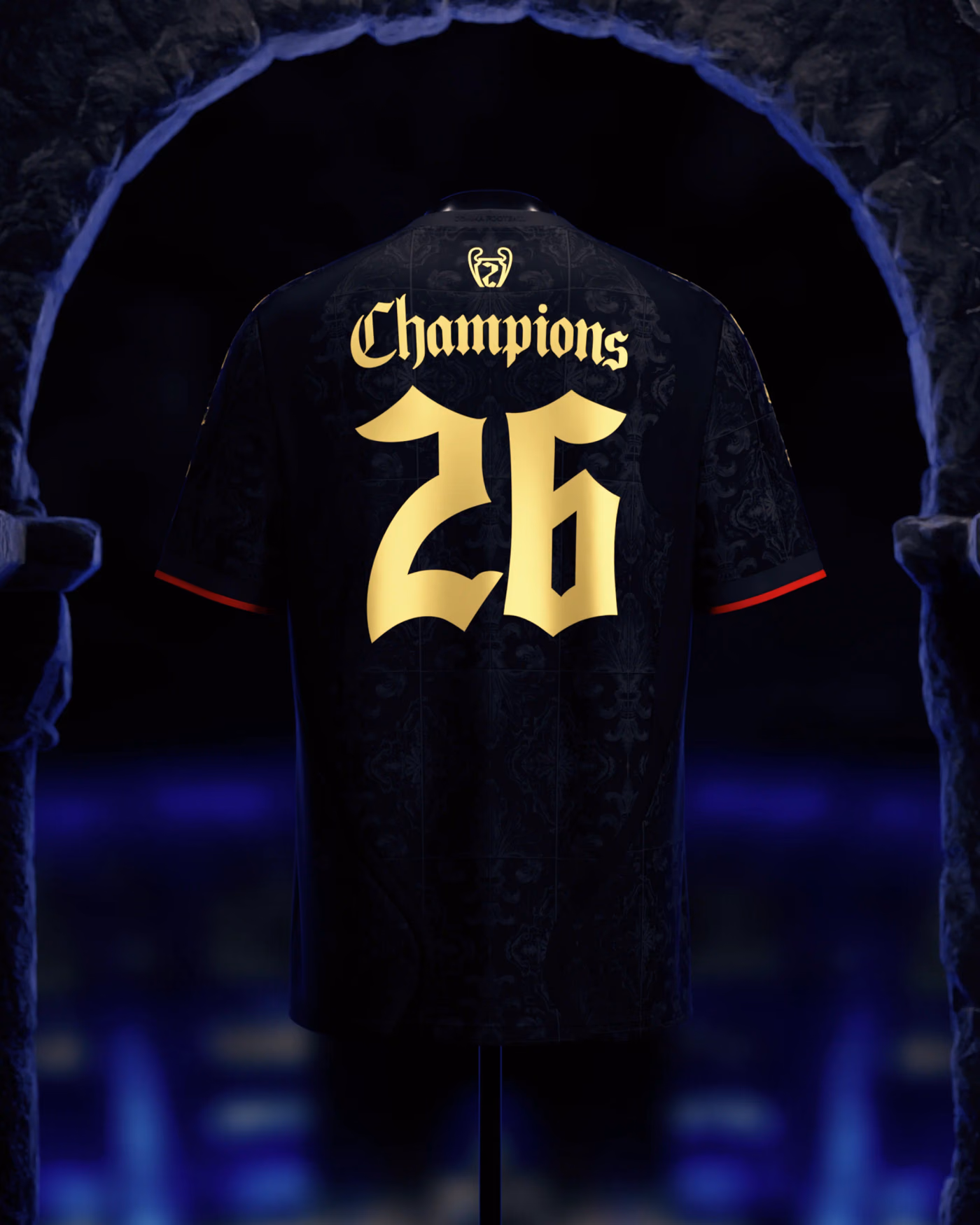 Jersevo Custom Personalized The Parisians (2026 European Champions) Away Jersey back view