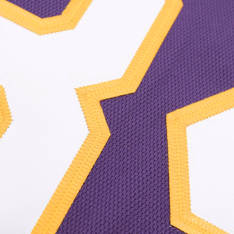 Shaquille O'Neal #34 Los Angeles Lakers 2001-02 Mitchell & Ness Authentic NBA Jersey Purple view 6