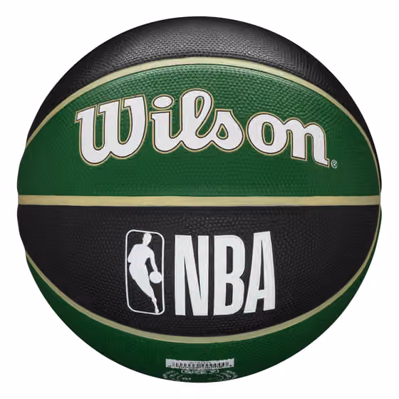Milwaukee Bucks Team Tribute Wilson NBA Basketball (Size 7) view 2