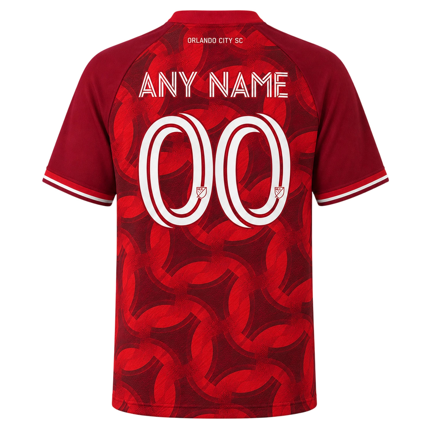 Orlando City MLS Jersey Custom Dynamic Red Pattern