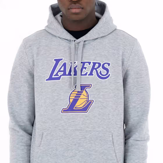 Los Angeles Lakers Team Logo New Era Hoodie NBA Sweatshirt view 3