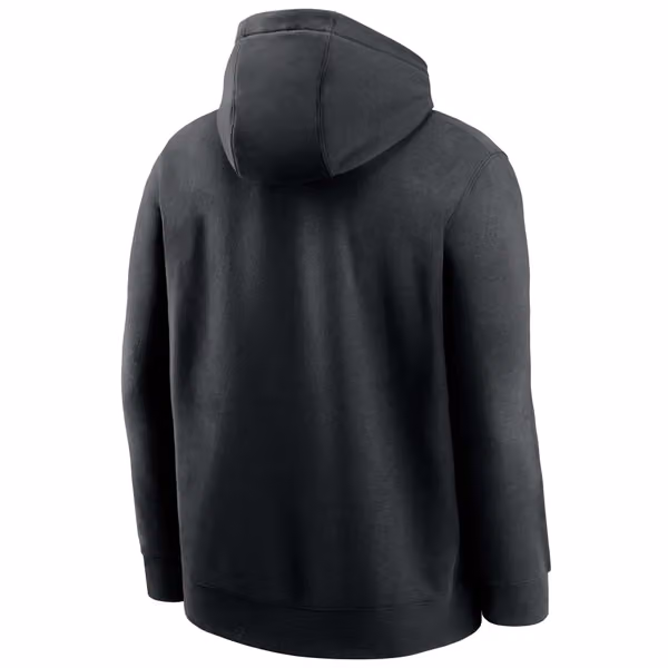 Chicago White Sox Lettering Nike Club Fleece MLB Hoodie Black view 2