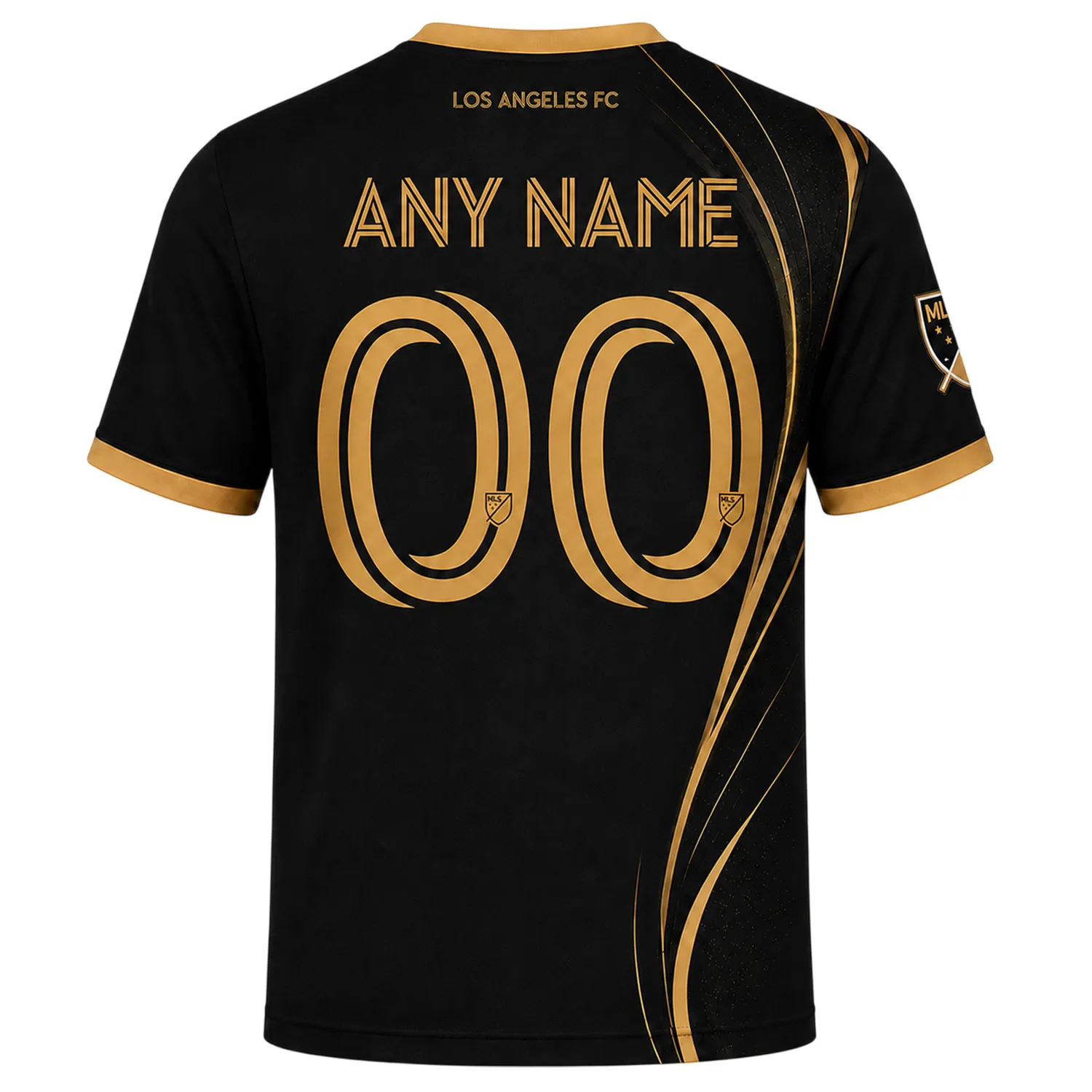 Los Angeles FC Custom Jersey – Unique Gold Line Soccer Kit