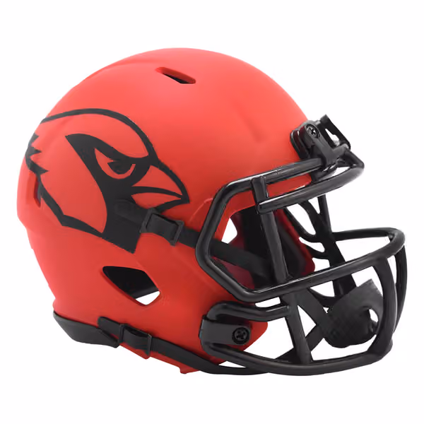 Arizona Cardinals Rave Alternate NFL Speed Mini Helmet Red view 1