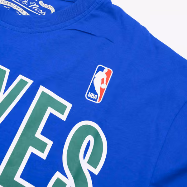 Kevin Garnett #21 Minnesota Timberwolves Mitchell & Ness NBA Tee Blue view 4