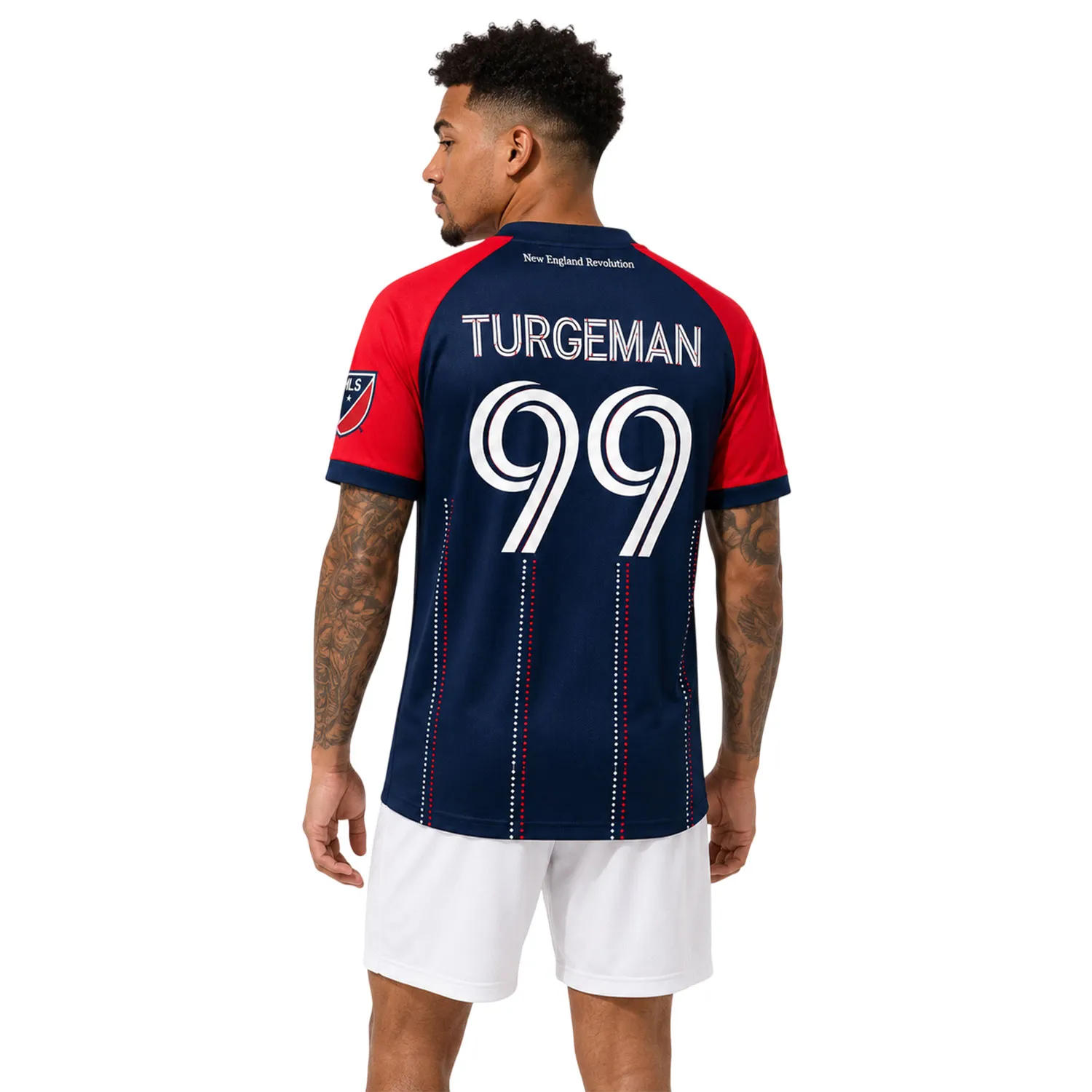 NE Revs Navy Jersey Turgeman – Vibrant Fan Tribute Player Series