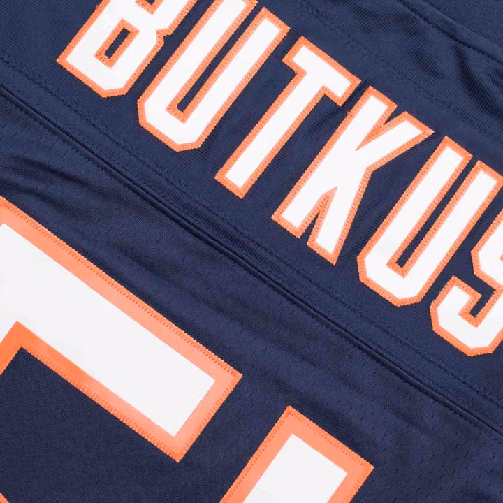 Dick Butkus #51 Chicago Bears Mitchell & Ness Throwback NFL Jersey Navy view 5