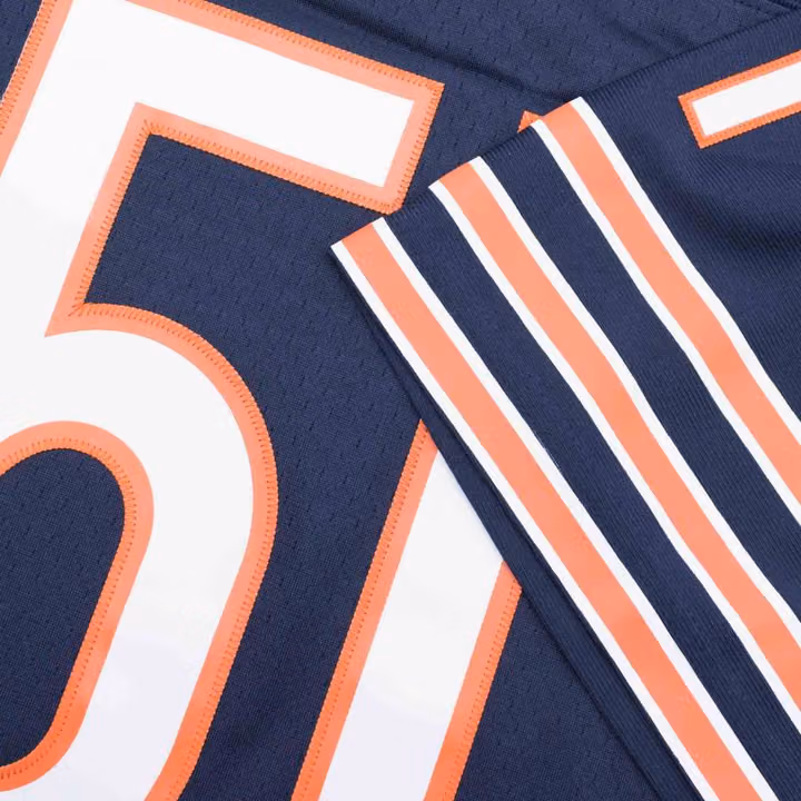 Dick Butkus #51 Chicago Bears Mitchell & Ness Throwback NFL Jersey Navy view 4