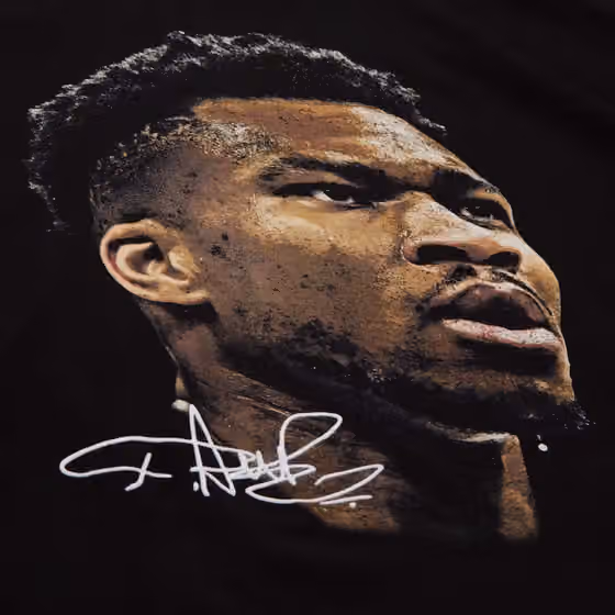 Giannis Antetokounmpo Mitchell & Ness Real Big Face NBA Tee Black view 3